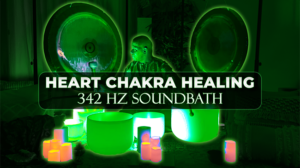 Heart Chakra Healing 342 Hz | Anahata Sound Bath for Love & Peace 💚 featured image